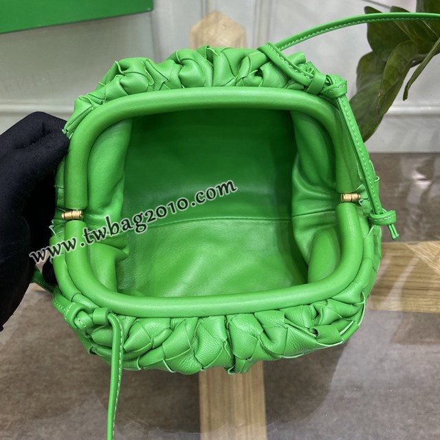 Bottega veneta高端女包 98061 寶緹嘉粗格編織羊皮雲朵POUCH手拿包 BV經典款女包  gxz1158